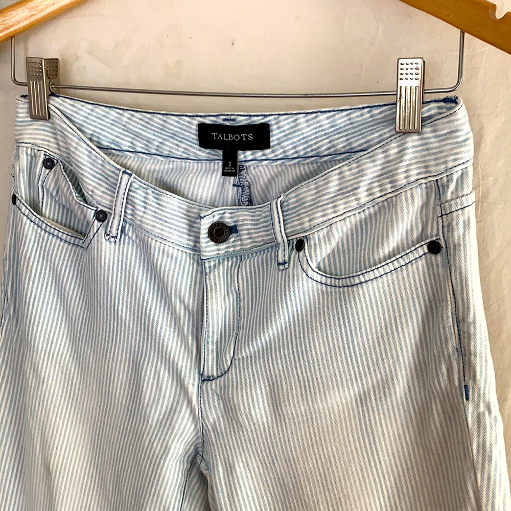 🌶 3/$30 Hickory Striped Denim Jeans, Women’s 2